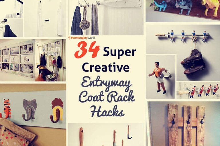34 Super Creative Entryway Coat Rack Hacks