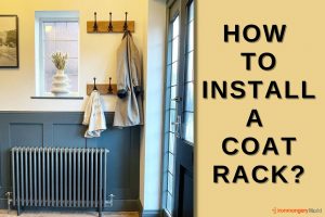 how to install a coat rack