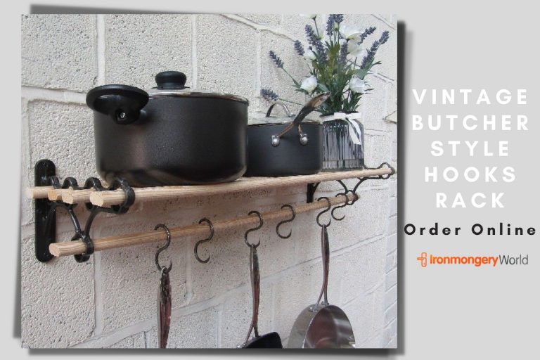 Product Of The Week: Vintage Butcher Style Hooks Rack