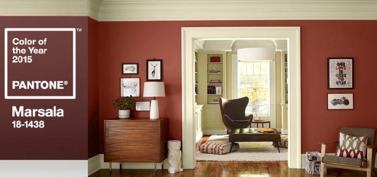 Pantone’s Marsala Is The Perfect Colour For Your Living Room