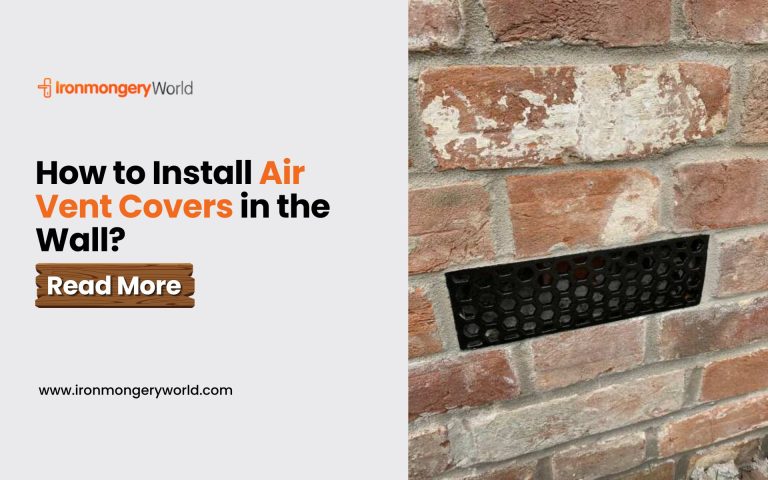 How to Install Air Vent Covers in the Wall?