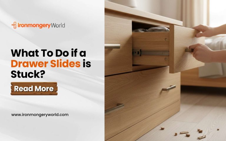 What To Do if a Drawer Slides is Stuck?