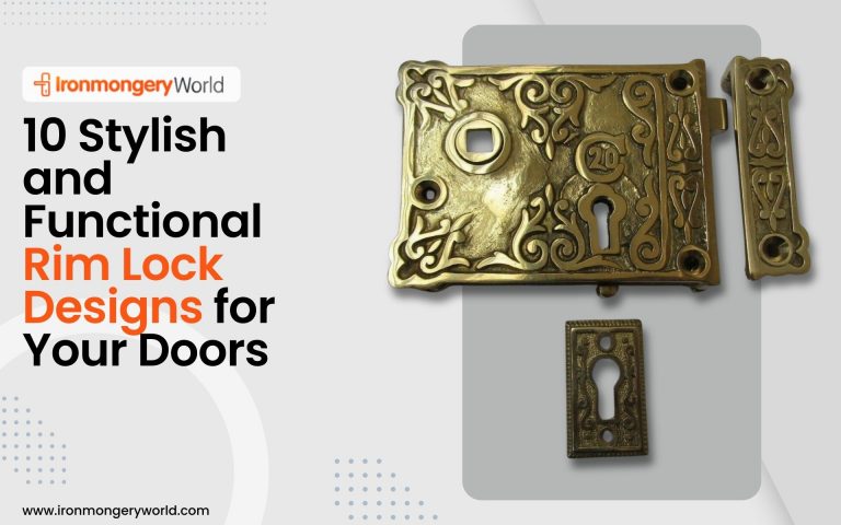 10 Stylish and Functional Rim Lock Designs for Your Doors