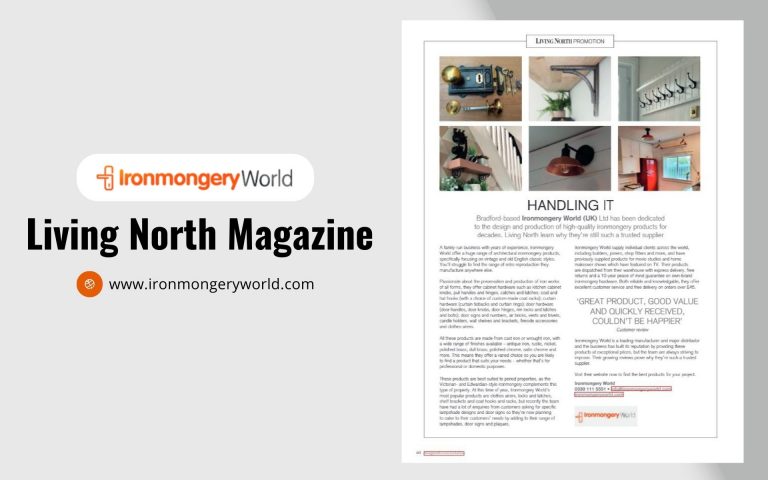 Living North Magazine Article – Ironmongery World (UK)