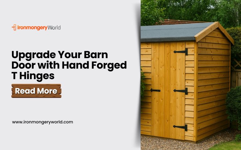 Upgrade Your Barn Door with Hand Forged T Hinges