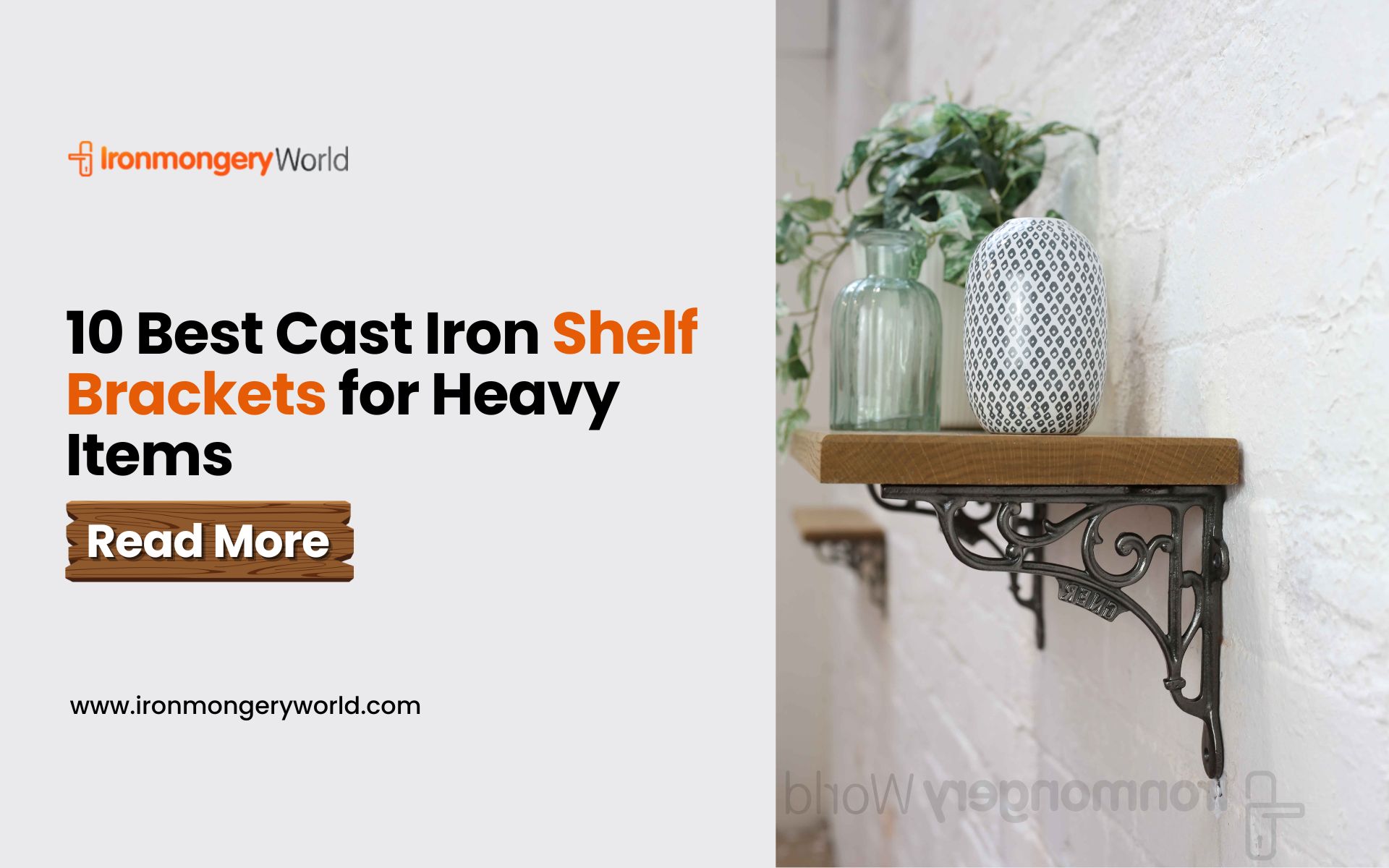 10 Best Cast Iron Shelf Brackets for Heavy Items