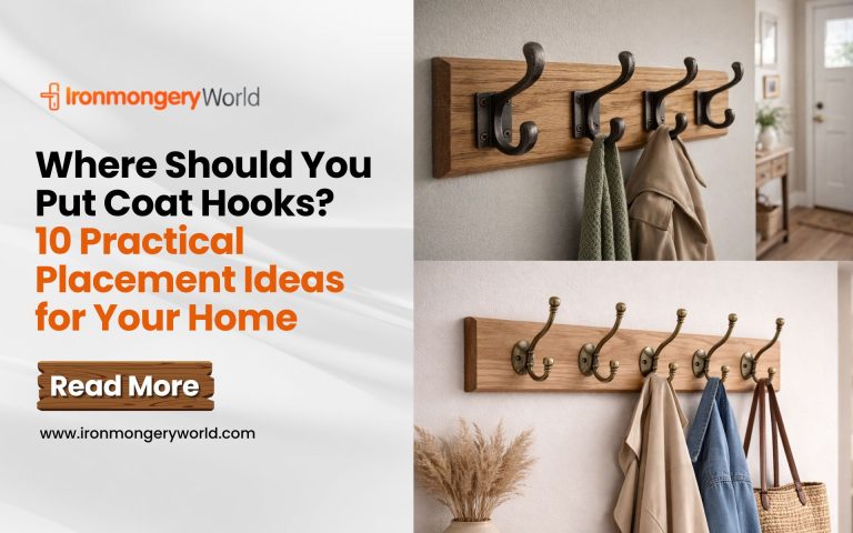 Where Should You Put Coat Hooks? 10 Practical Placement Ideas for Your Home
