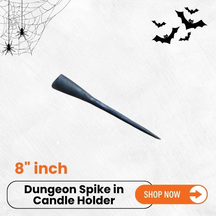 Dungeon Spike in Candle Holder 8"