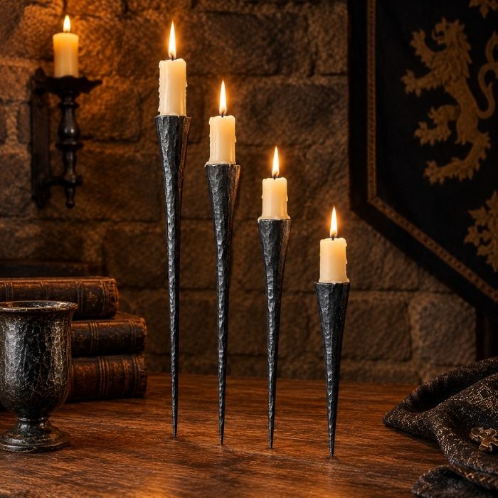 Spike candle holder