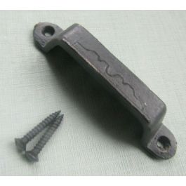 Plastic Rim Lock Keep Black Wax Rim Lock Keep Slim Patterned | Ironmongery World