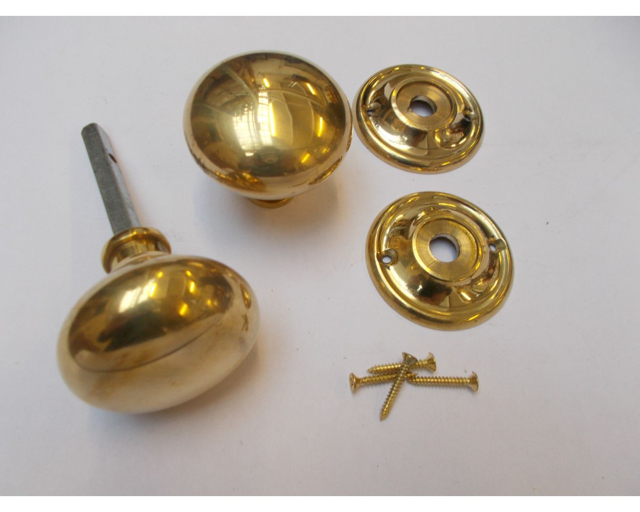 Rim Door Knob Handle Sets Bathroom Bedroom Snib Latch Old Retro