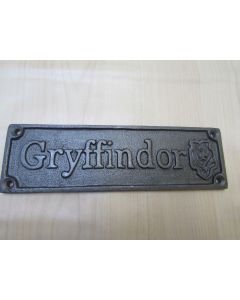 Cast Iron Gryffindor Plaque