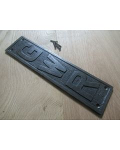 12'' GWR-Great Railway Station Plaque Finger Plate