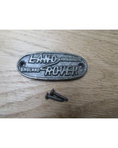 Cast Iron Land Rover Plaque