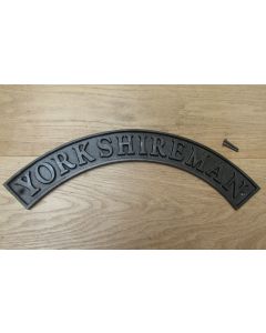 Cast Iron Yorkshireman Plaque
