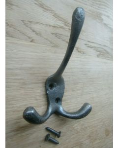 Liberty Victorian Triple Coat Hook Antique Iron