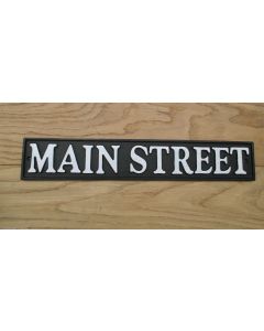 17" Cast Iron Main Street Plaque