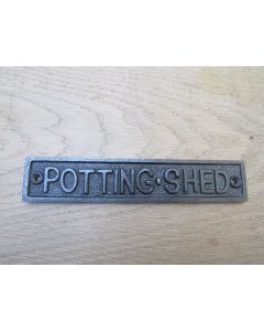 Cast Iron Potting Shed Plaque