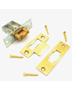 Roller Spring Loaded mortice Brass catch latch 