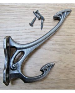 Monroe Coat Hook Antique Iron