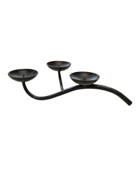 Windsor Black wax Candle Holder