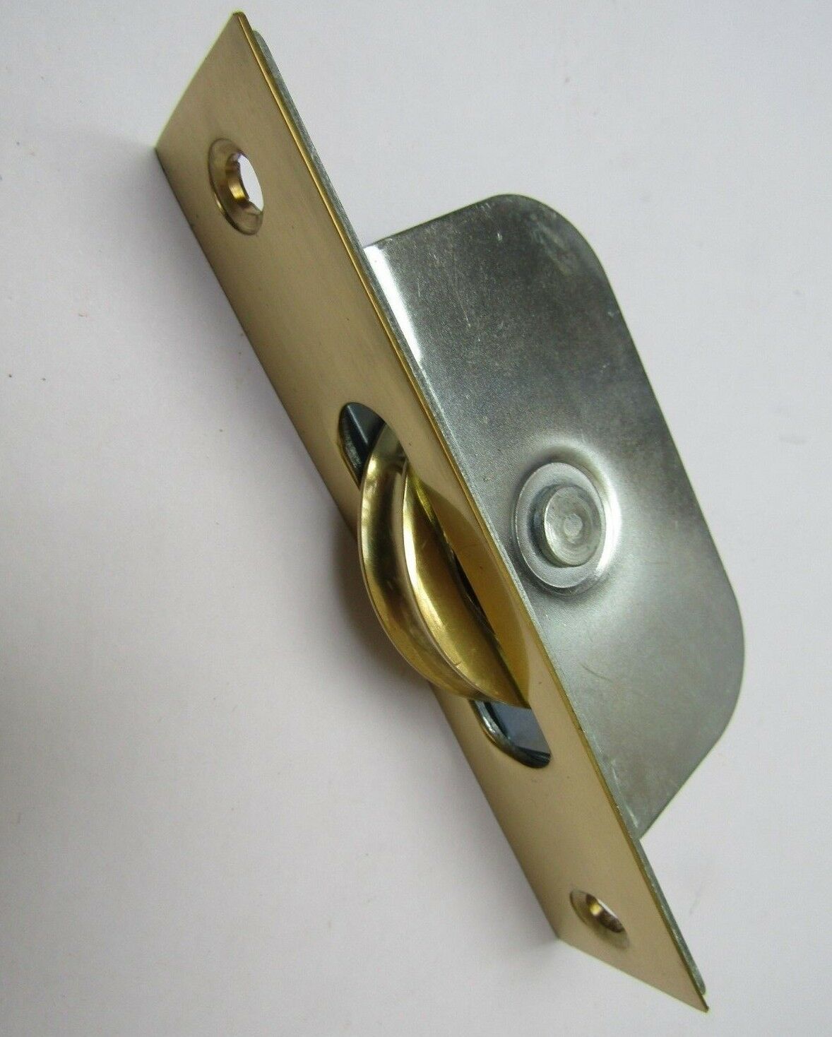 Polished Brass Axle Roller Sash Window Pulley Ironmongery World