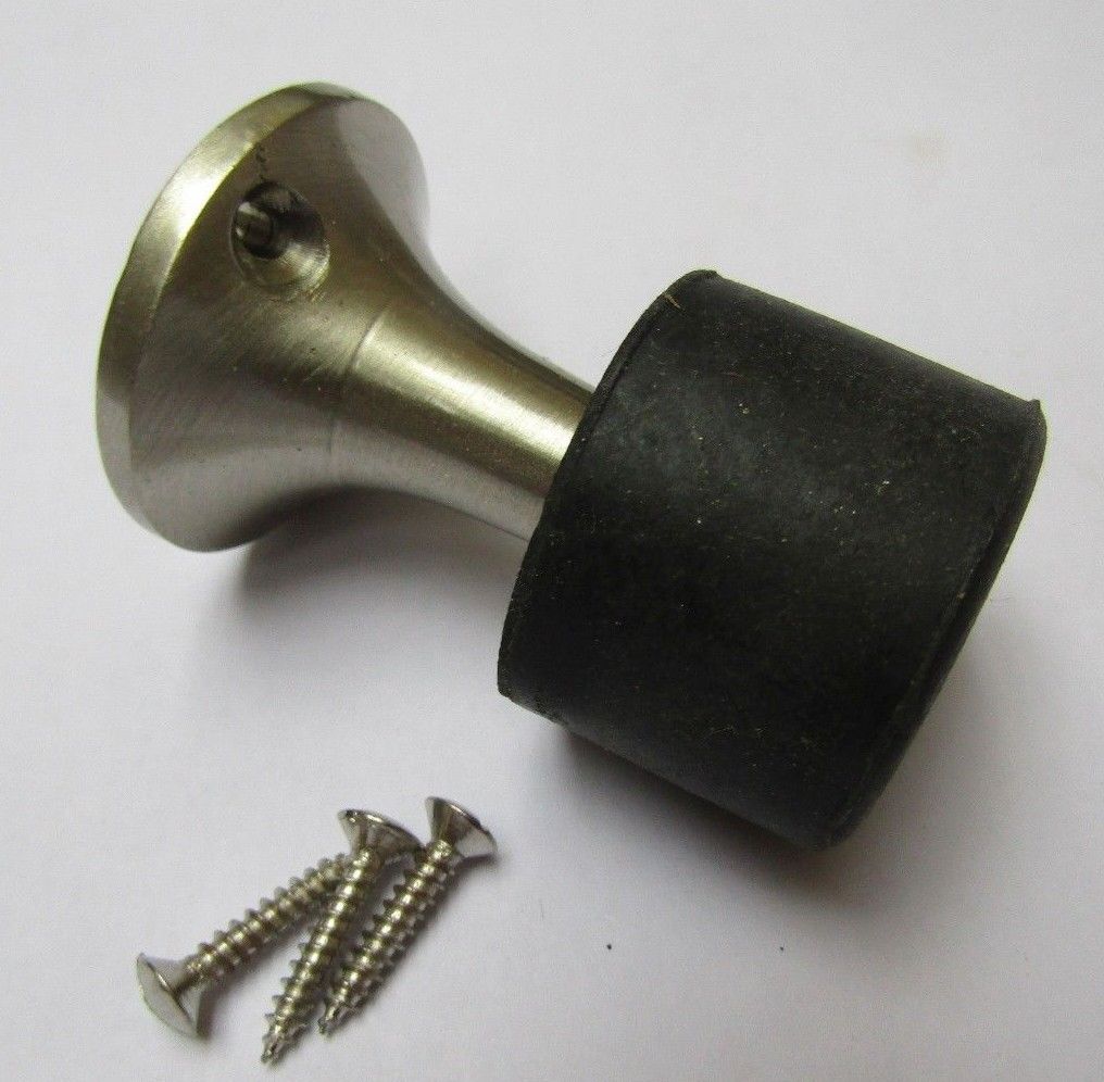 Door Stopper Pedestal Satin Chrome | Ironmongery World